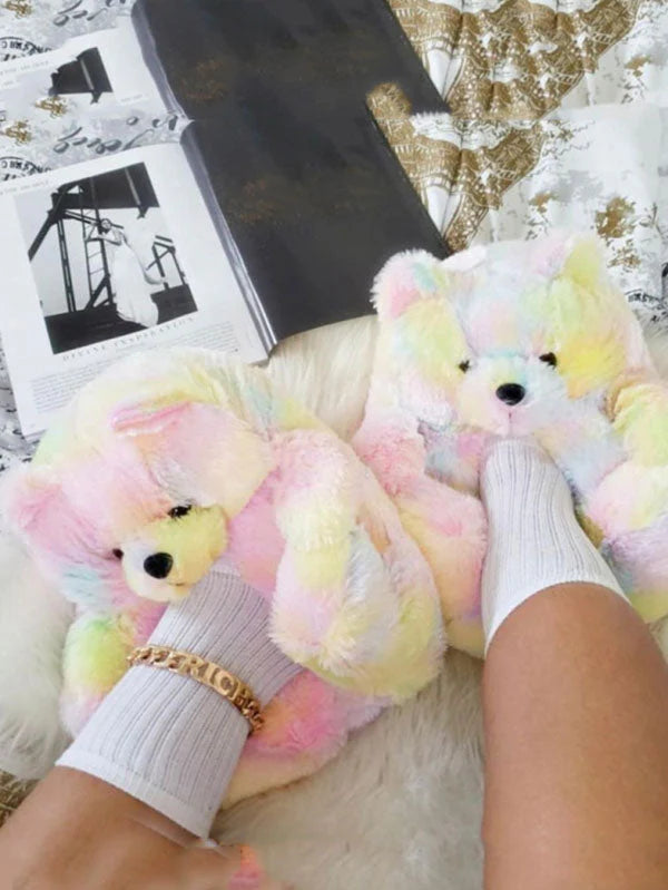 Soft Life Cozy Teddy Slippers