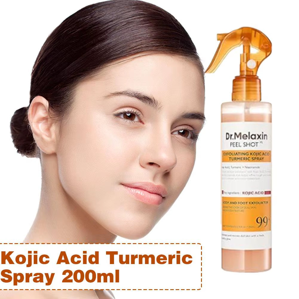 Korean Dr.Melaxin Kojic Acid Turmeric Face Spray 200Ml Hydrating Moisturizing Brightening Improve Dull Daily Facial Moisturizing