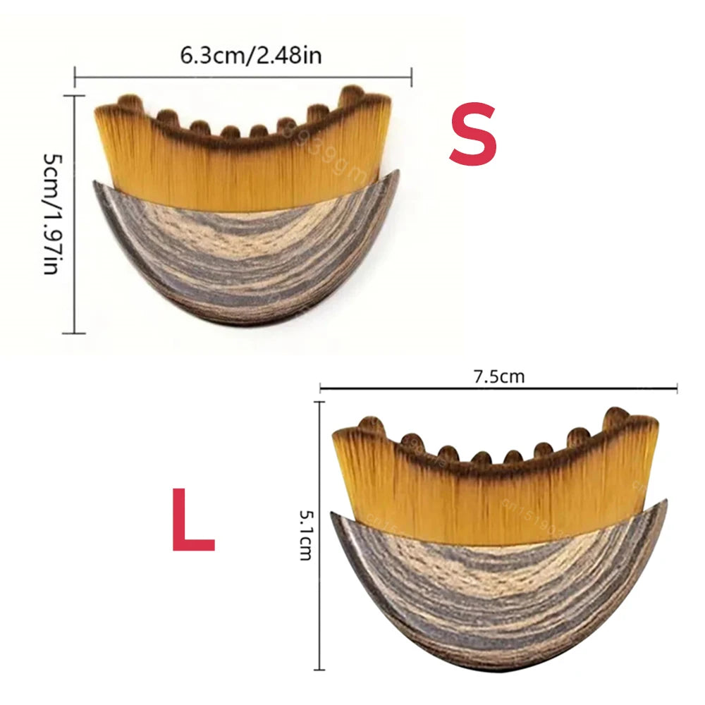 Lymphatic Contour Face Brush Lymphatic Drainage Reduce Puffiness Relief Fatigue Facial Massager Face Chin Skin Sculpting Tool