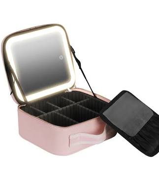 LED Mirror Makeup Case